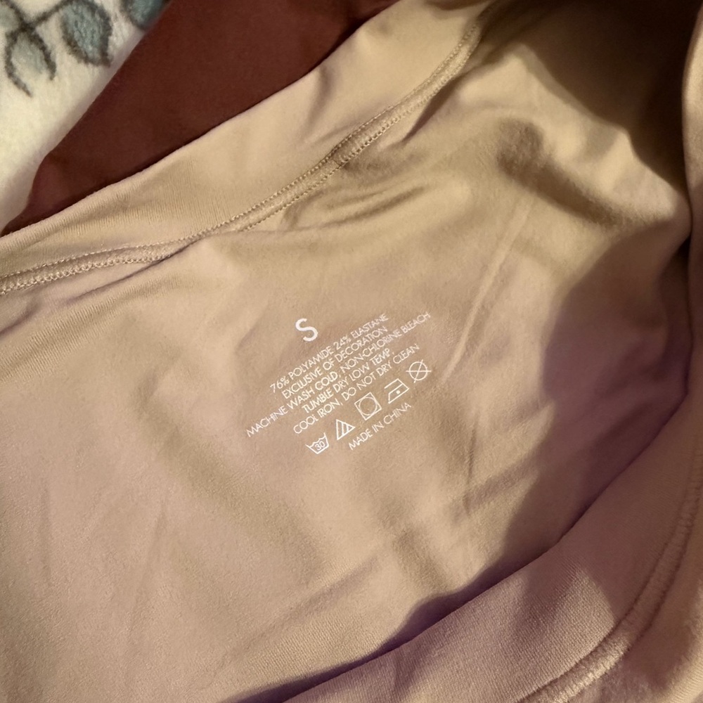 Soft tan and brown short Sleeve Top